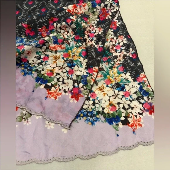 Johnny Was Dress Silk Mystic Midi Dress size Small - Picture 9 of 16